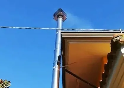 Kavisli veya yatay bacalı bacada duman sorunu