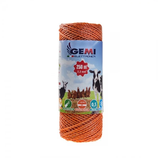 Tel 250 m 2,2 mm² elektrikli çit için