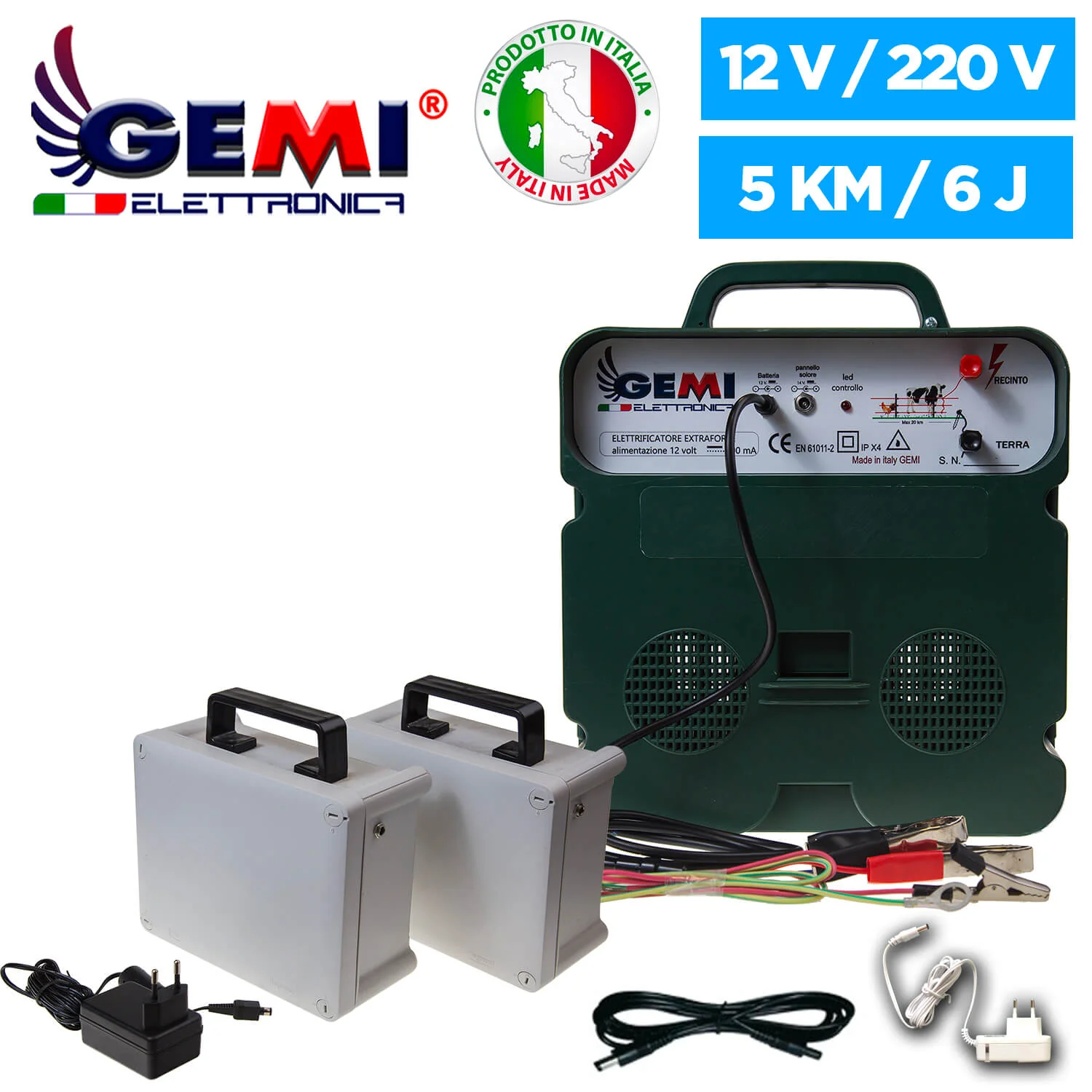 Elektrizatör B/12 12 V elektrikli çit için