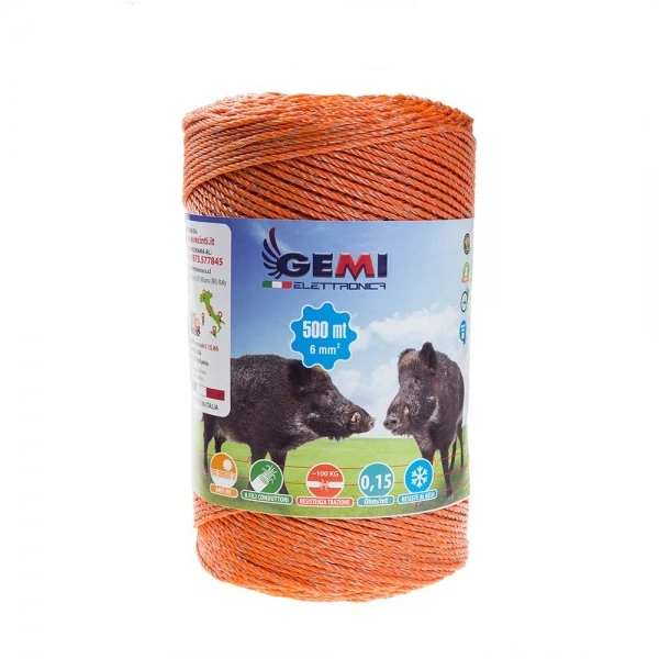 Tel 500 m 6 mm² elektrikli çit için